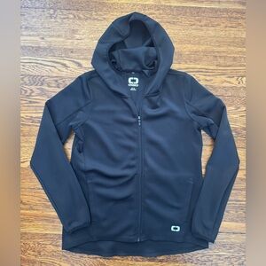 OGIO Women's Black (ENDURANCE) Hooded Jacket.